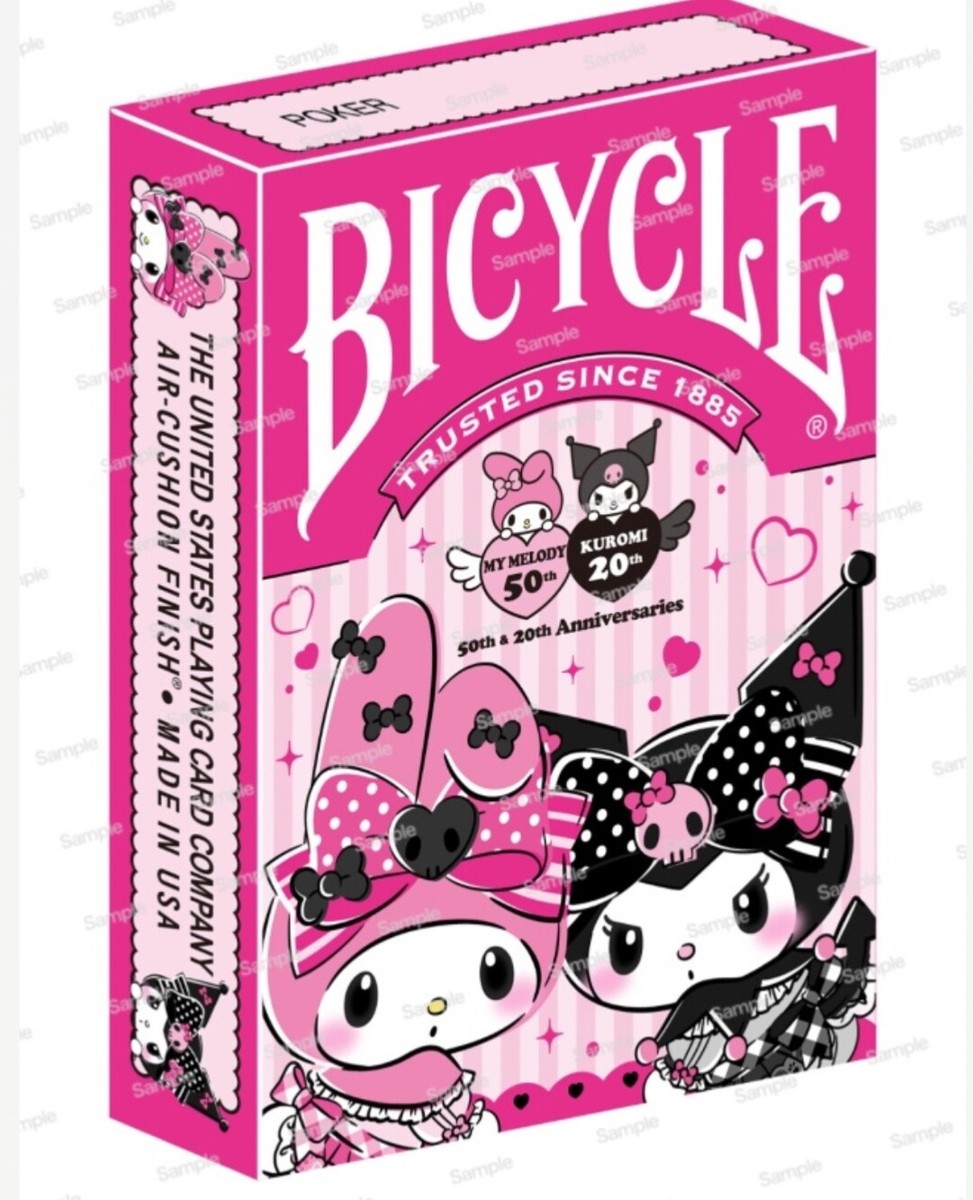 Bicycle My Melody 50th Anniversary Playing Cards Sanrio Trump
