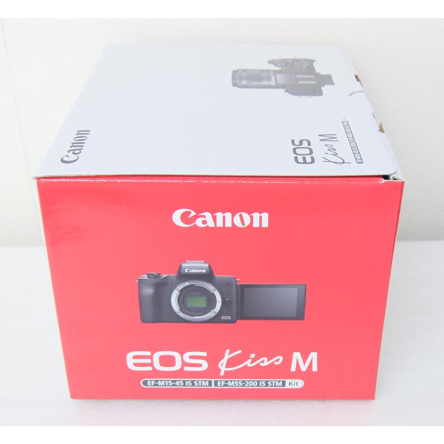 EOS Kiss キヤノン Canon M ダブルズームキット ブラック EOSKISSMBK