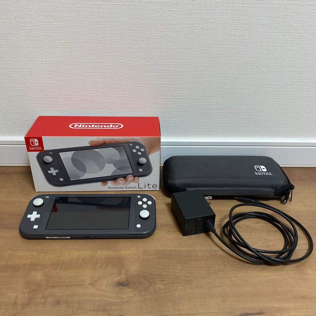 美品　Nintendo Switch Lite グレー 本体 Amazon.co.jp: 【整備済み品】 Nintendo Switch Lite 本体 グレー