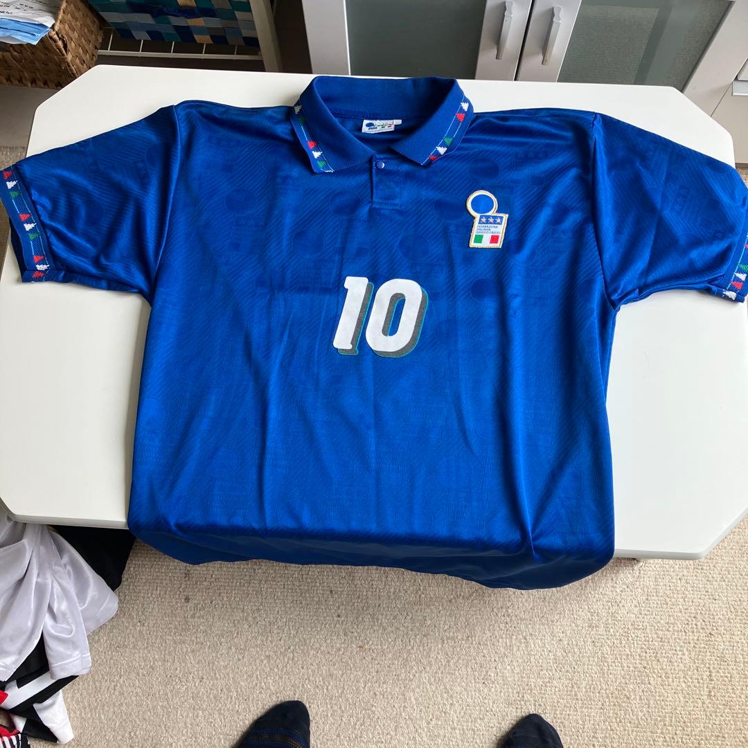 R. BAGGIO イタリア代表 サッカージャージ XL イタリア代表 1998 Nike ホーム半袖 98W杯仕様 #18 BAGGIO R ロベルト